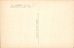 CPA Lourdes La Croix Sommet du Pic du Jer 