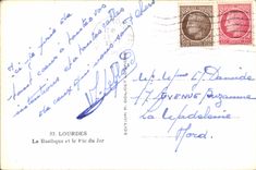 CPA Lourdes La Basilique et le Pic du Jer 