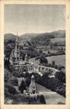 CPA Lourdes la Basilique et le monument interallie