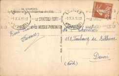 CPA Lourdes la Basilique et le monument interallie