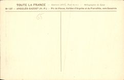 CPA Argeles Gazost H P Pic de Viscos vallees d'Argeles et de Pierrefitte vers Gavarnie 