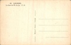 CPA Lourdes La Gare du Pic du Jer 