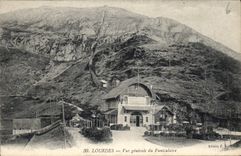 CPA Lourdes Vue generale du Funiculaire 