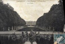 CPA Versailles Char d'Apollon le Tapis Vert et le Palais 