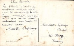 CPA Bonne annee Enfant