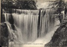 CPA Environs d'Aix les Bains Cascade de Gresy 