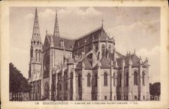 CPA Chateauroux Abside de l'Eglise Saint Andre 