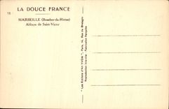 CPA La Douce France Marseille Bouches du Rhone Abbaye de Saint Victor