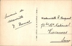 CPA Marseille la Cathedrale le Fort Saint Jean le Pont transbordeur 