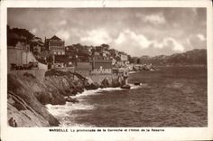 CPA Marseille la Promenade de la Corniche et l'Hotel de la Reserve 