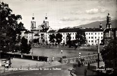 CPA Innsbruck Innsbruke kirche St Jakkob u Stadtturm 