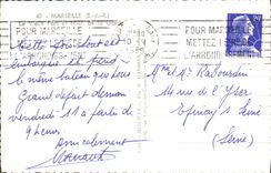 CPA Marseille B du R le Vieux port et N D de la Garde 