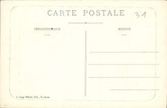 CPA Allegorie Toulouse offrant ses armes a la France Fresque de Rixens 