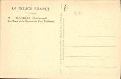 CPA La Douce France Toulouse Hte Garonne Les Bords de la Garonne au Parc Toulousain 