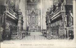 CPA Toulouse Eglise Saint Sernin le Choeur 
