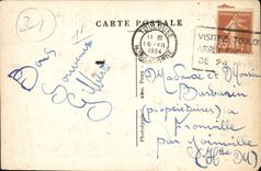 CPA La Haute Garonne Illustree Toulouse Jardin des Plantes La Garonne et l'Ariege Statue d'Armand Sy