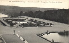CPA Versailles Panoramique Parterres du Midi Orangerie et Piece d'eau des Suisses 