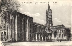 CPA Toulouse Eglise Saint Sernin 