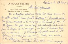 CPA La Douce France Toulouse Hte Garonne Le Cloitre du Musee 