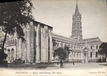 CPA Toulouse Eglise Saint Sernin 