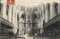 CPA Toulouse Cathedrale Saint Etienne le Choeur 