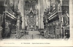 CPA Toulouse Eglise Saint Sernin le Choeur 