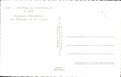 CPA Chateau de Rambouillet Residence Presidentielle Les Parterres et les Cancux