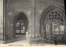 CPA Musee de Toulouse porte de la Salle Capitulaire 