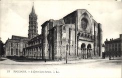 CPA Toulouse L'Eglise Saint Sernin 