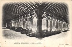CPA Musee de Toulouse Galerie du Cloitre 