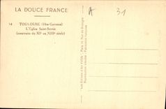 CPA Toulouse Hte Garonne L'Eglise Saint Sernin 