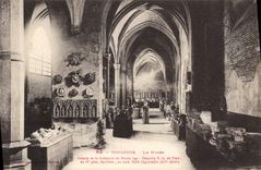 CPA Toulouse le Musee Galerie de la Sculpture du Moyen Age 