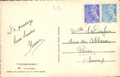 CPA Toulouse Hotel de Lasbordes ou du Vieux Raisin 