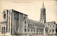 CPA Toulouse La Basilique St Sernin 