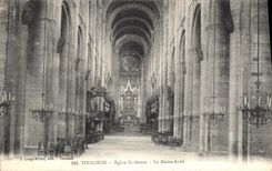 CPA Toulouse Eglise Sain Sernin 