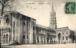 CPA Toulouse L'Eglise  Saint Sernin 