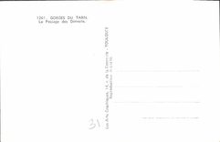 CPA Gorges du Tarn Le Passage des Detroits