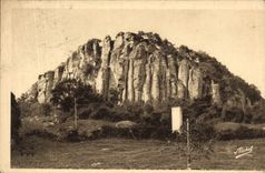 CPA La Correze Touristique Bort les Orgues Les Orgues Massif le plus important 