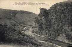 CPA Les plus Beaux Sites de la Correze Les Gorges de la Dordognes pres du Chambon 