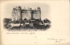 CPA Chateau de Pierrefonds Cote Nord 