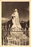 CPA Statue erigee au Cimetiere des Carmelites des Liseux 