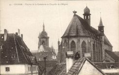 CPA Colmar Clocher de la Cathedrale et Chapelle de l'Hopital 