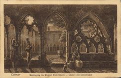 CPA Colmar Kreuzgang im kloster Cloitre des Unterlinden 
