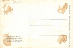 CPA Strassburges Munster Sakt Laurentius Portal 