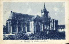 CPA Colmar La Cathedrale Saint Martin 