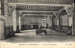 CPA Chateau de Pierrefonds La Salle de Reception 