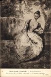 CPA Musee Conde Chantilly Ecole Francaise Jean Antoine Watteau 