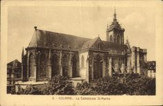 CPA Colmar La Cathedrale St Martin 