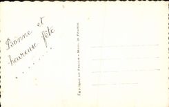 CPA Bonne et heureuse fete Femme