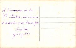 CPA Bonne Fete Femme